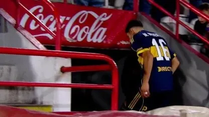 Insólita salida de Merentiel en el entretiempo: explicación de Russo y bronca en el vestuario