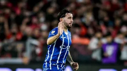 Malestar en Godoy Cruz por los goles anulados ante River Malestar en Godoy Cruz por los goles anulados ante River