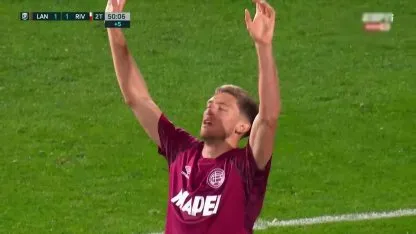 Castillo puso el 1-1 agónico de Lanús ante River Castillo puso el 1-1 agónico de Lanús ante River