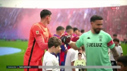 El recibimiento de San Lorenzo en el clásico contra Huracán