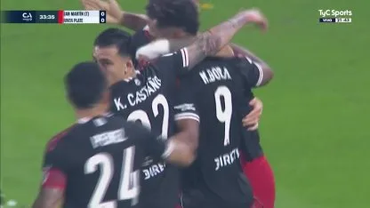 Gonzalo Montiel puso el 1-0 de River ante San Martín (T)
