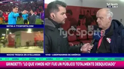 Grindetti exculpó a los barras de Independiente y defendió el operativo Grindetti exculpó a los barras de Independiente y defendió el operativo