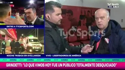 Grindetti y la cancelación de Independiente vs. U de Chile: "Hay un claro responsable, es evidente" Grindetti y la cancelación de Independiente vs. U de Chile: "Hay un claro responsable, es evidente"