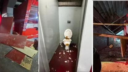 Destrozos, sangre y locura: así quedó el estadio de Independiente tras la barbarie Destrozos, sangre y locura: así quedó el estadio de Independiente tras la barbarie