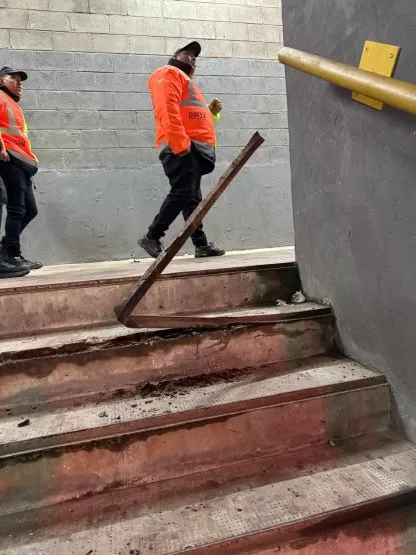 Independiente Universidad de Chile destrozos estadio