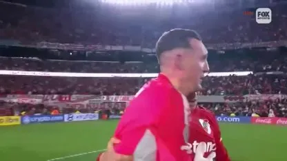 La emoción de Armani tras la victoria de River por penales sobre Libertad