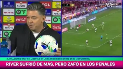 La palabra de Gallardo tras la clasificación de River