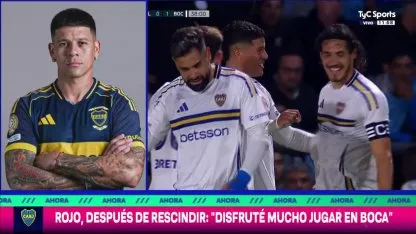 Marcos Rojo aseguró que no habló con Riquelme y con Russo al momento tras rescindir en Boca