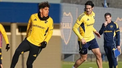 Vuelve Palacios, pero al banco con Cavani: el once de Boca ante Racing