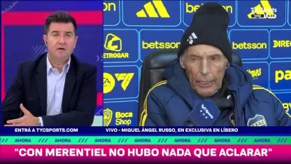 Russo explicó que la decisión de apartar a Saracchi, Rojo y Lema fue "del club"