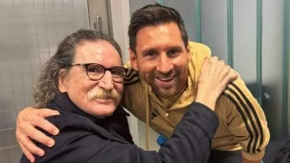 Revelaron cómo se armó el encuentro entre Lionel Messi y Charly García en el Monumental