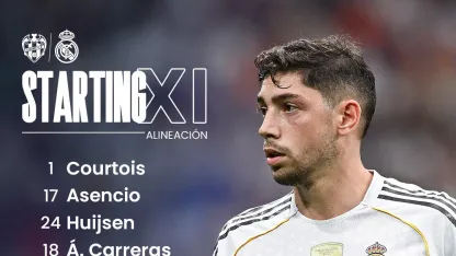 El once del Real Madrid ante el Levante