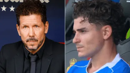 Julián se calentó con Simeone por el cambio: qué hay detrás del enojo que desató el "siempre a mí"