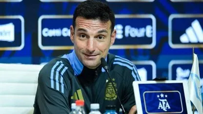 Lionel Scaloni, entrenador de la Selección Argentina