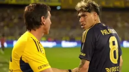 El duro correctivo de Russo a Palacios en Boca tras el reproche a Úbeda
