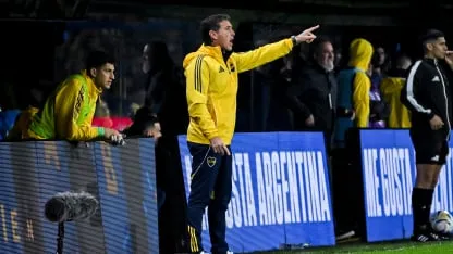 La sentida dedicatoria de Paredes y Úbeda a Russo tras la goleada de Boca: "Lo queremos mucho"