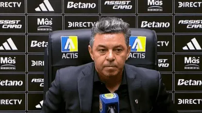 Las quejas de Gallardo tras la polémica derrota de River en Arroyito