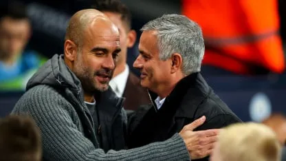 El gesto inesperado de Guardiola con Mourinho tras la última fecha de la Champions