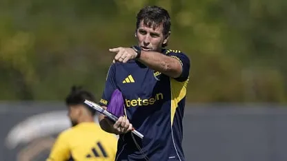 Úbeda entrenamiento Boca