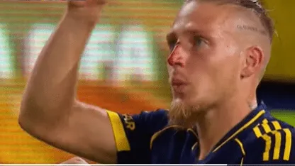 Blooper en el alocado festejo de Ascacíbar y rápida reacción del Ciclón