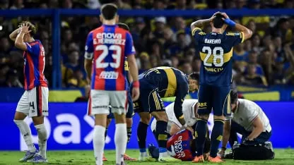 Preocupación en San Lorenzo por Cerutti y Hernández: se lesionaron y salieron entre lágrimas