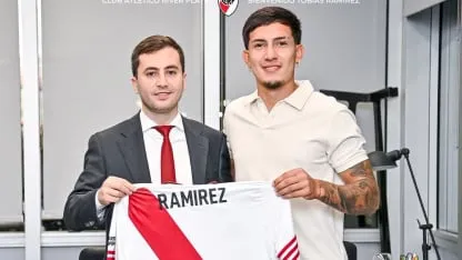 Tobías Ramírez firmó contrato con River