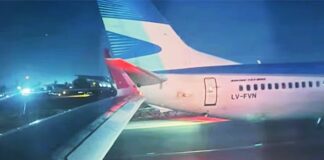 Chile: choque entre aviones de Aerolíneas Argentinas y Latam