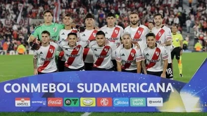 Los puntajes de River vs. Carabobo