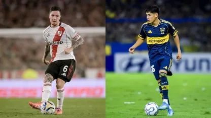 Quiénes son los jugadores de River y Boca que debutarán en un Superclásico