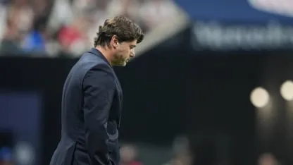Mauricio Pochettino en la derrota de Estados Unidos ante Bélgica