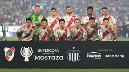 Solo se repite uno: así formó River en su última final Solo se repite uno: así formó River en su última final