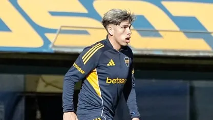 Carlos Palacios durante un entrenamiento en Boca. Carlos Palacios durante un entrenamiento en Boca.