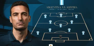La formación de la Selección Argentina vs. Jordania, por el Mundial
