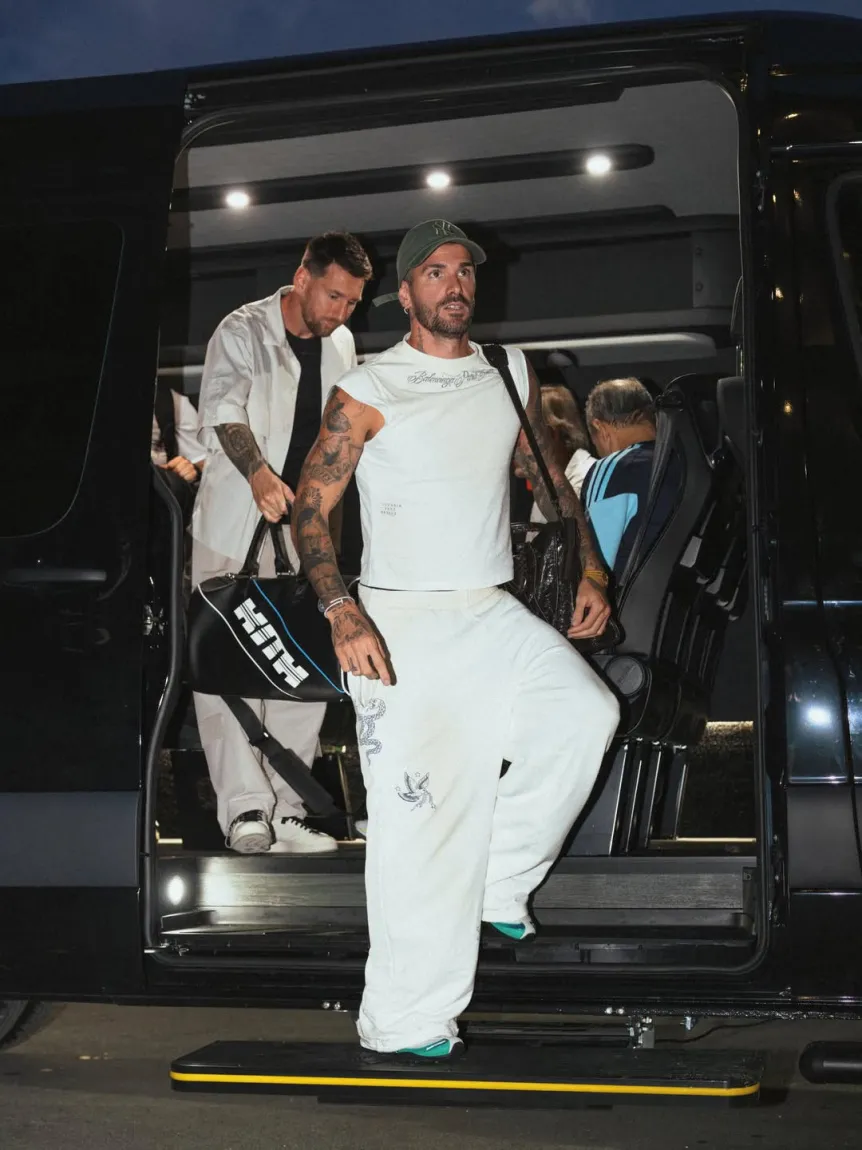 Messi y De Paul Messi y De Paul