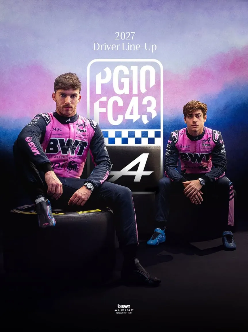 Pierre Gasly y Franco Colapinto Pierre Gasly y Franco Colapinto