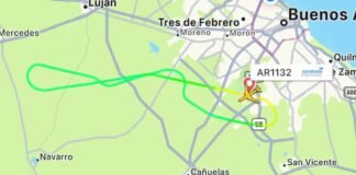 Susto en vuelo de AR que iba a Madrid y volvió a Ezeiza por falla