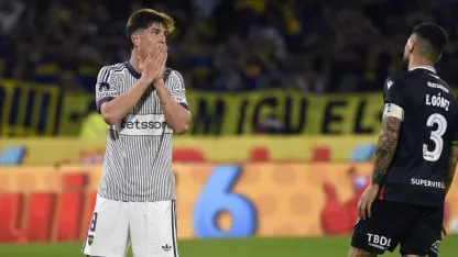 Belmonte erró un gol increíble para adelantar a Boca ante Vélez