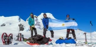 Con un guía de montaña AAGM logró los cuatro extremos de Argentina